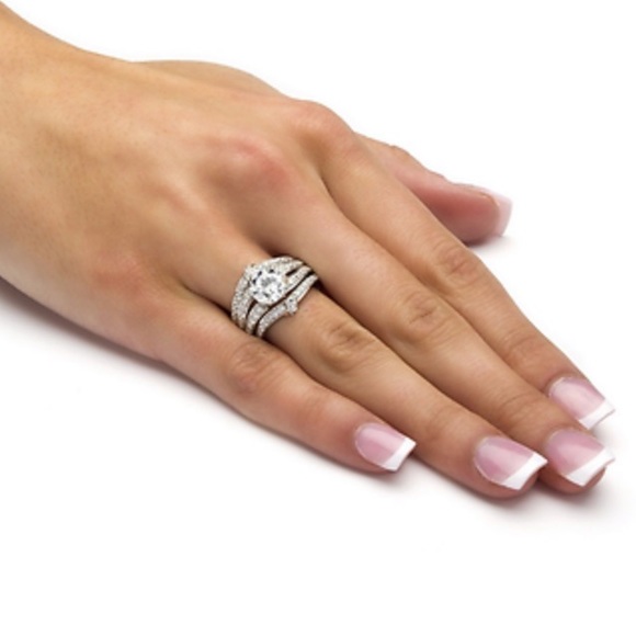 NEW Stamped 925 Silver 3 pcs set Rings - Picture 2 of 7